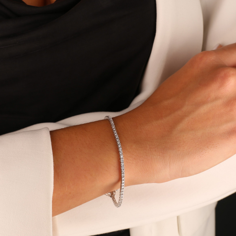 Tennisarmband aus Gold mit Diamanten von 1,00 ct BTZ01