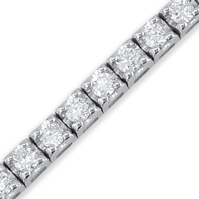 Tennisarmband aus Gold mit Diamanten von 1,00 ct BTZ01